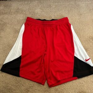 Men’s dri-fit size Large athletic shorts.